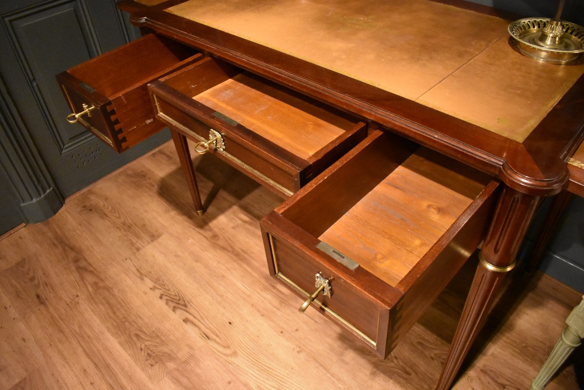 Bureau plat de style Louis XVI-photo-1