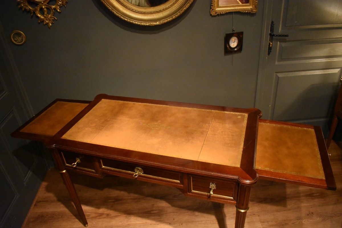 Bureau plat de style Louis XVI-photo-2