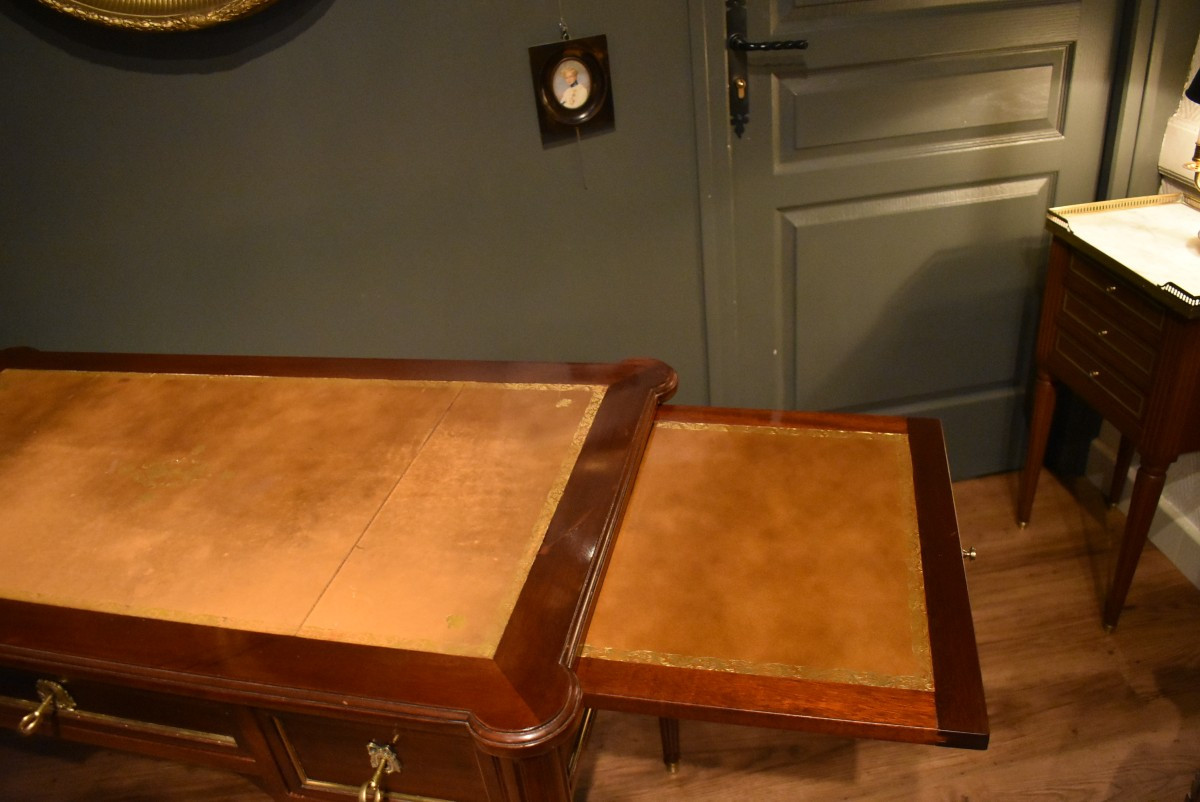Bureau plat de style Louis XVI-photo-3