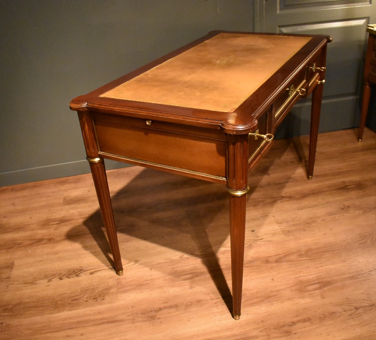Bureau plat de style Louis XVI-photo-6
