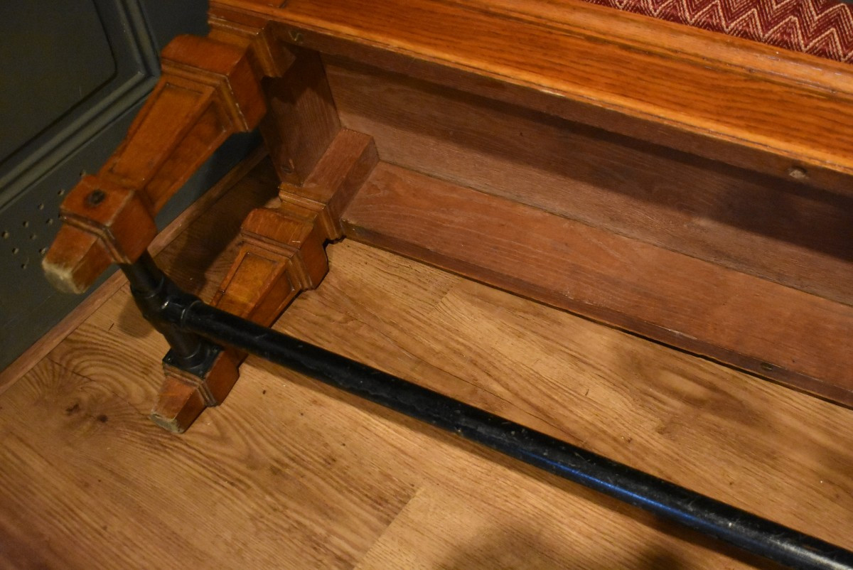 Grande banquette de style Louis XIV-photo-8