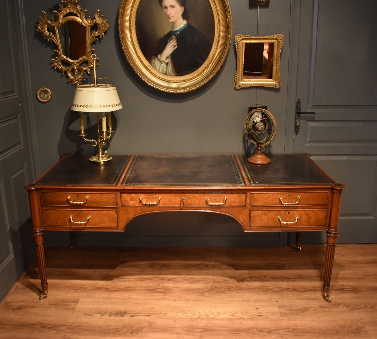 Large Louis XVI Style Desk