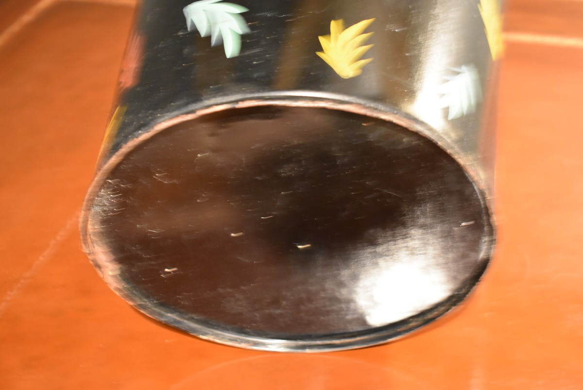 Corbeille à papiers en tôle peinte-photo-4