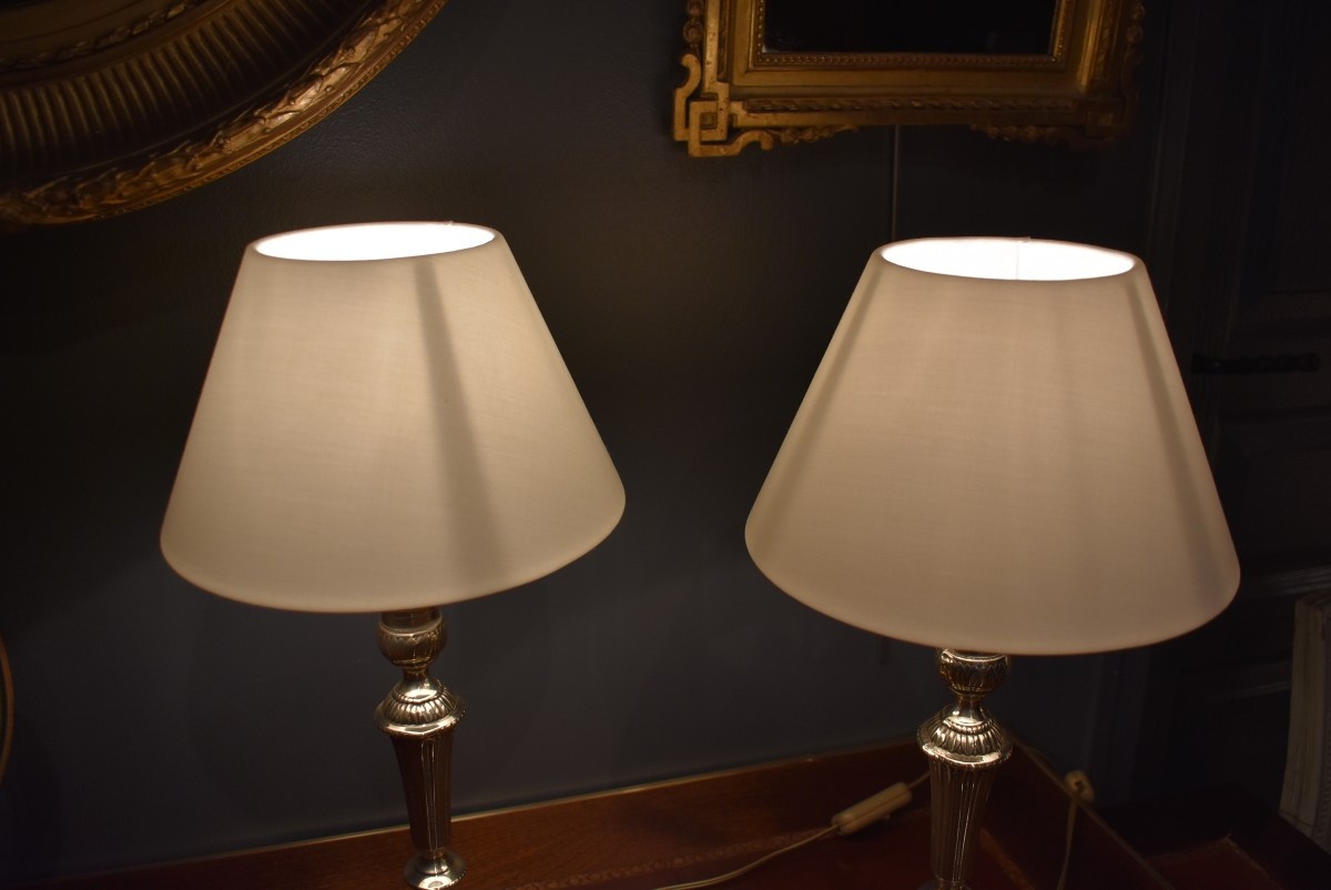 Paire de lampes de style Louis XVI-photo-1