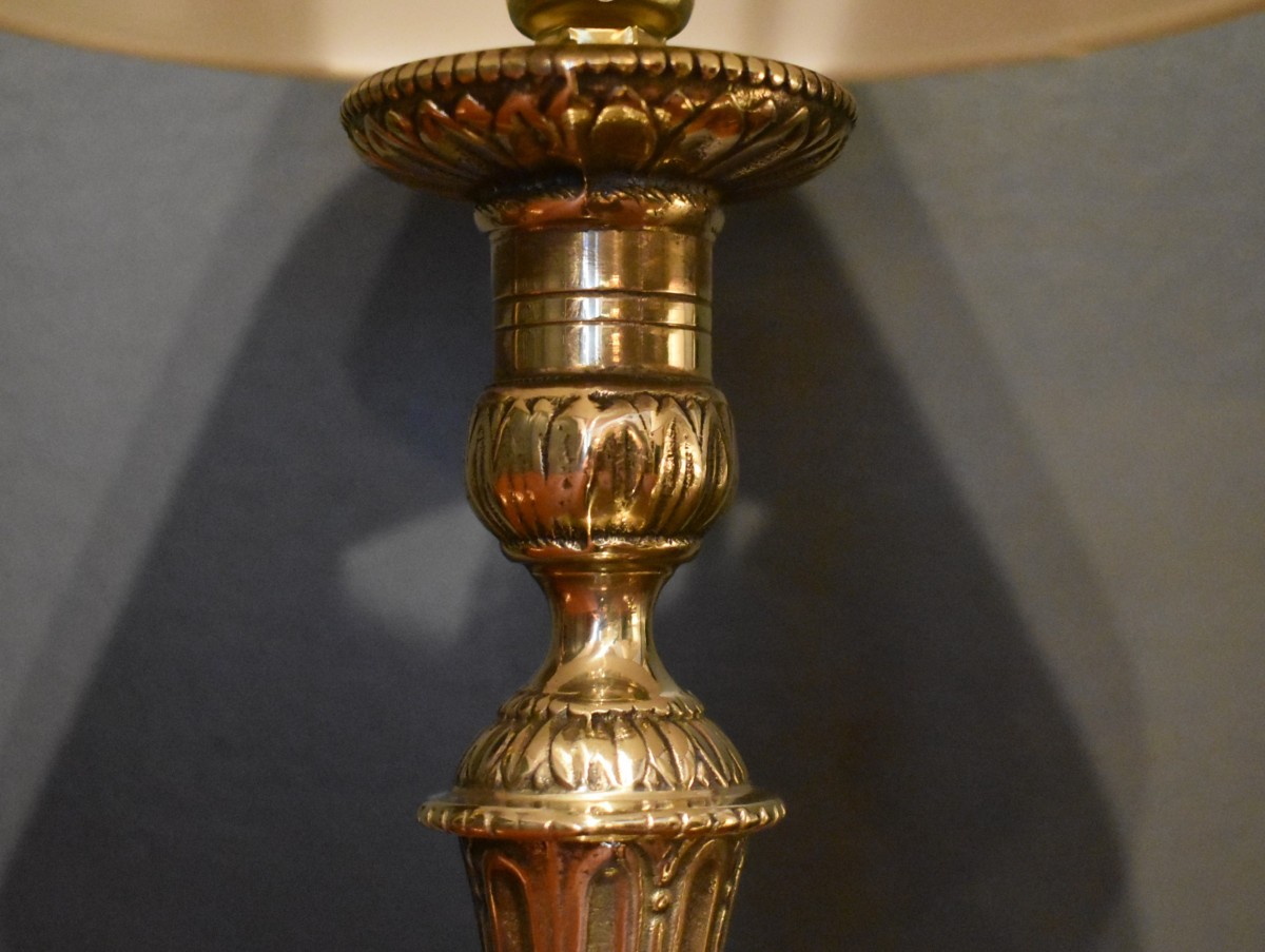 Paire de lampes de style Louis XVI-photo-6