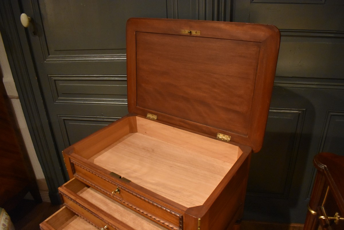 Table chiffonnière de style Louis XVI-photo-3