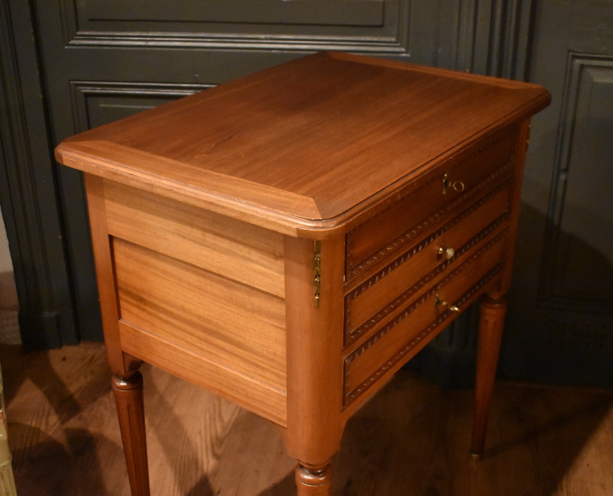 Table chiffonnière de style Louis XVI-photo-7