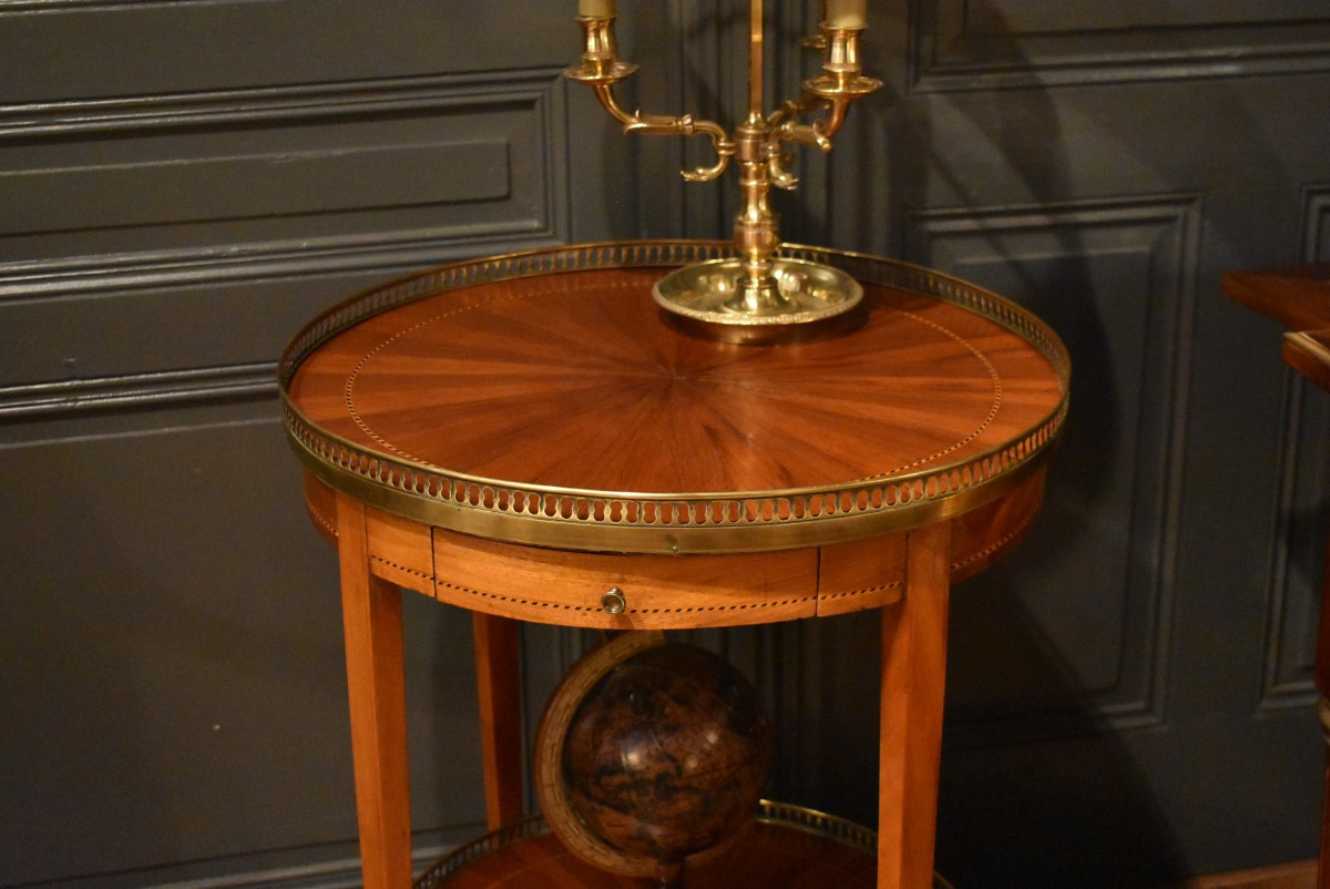 Table à deux plateaux  de style Louis XVI-photo-3