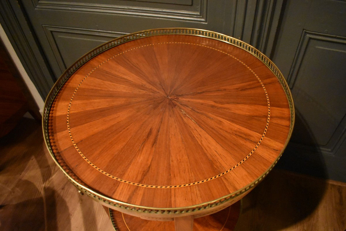 Table à deux plateaux  de style Louis XVI-photo-2