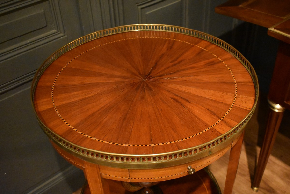 Table à deux plateaux  de style Louis XVI-photo-3