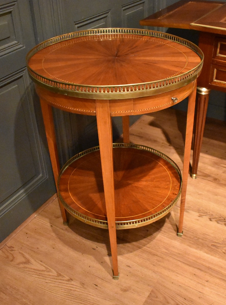 Table à deux plateaux  de style Louis XVI-photo-5