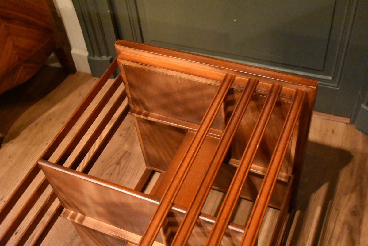 Mahogany Revolving Bookcase-photo-5