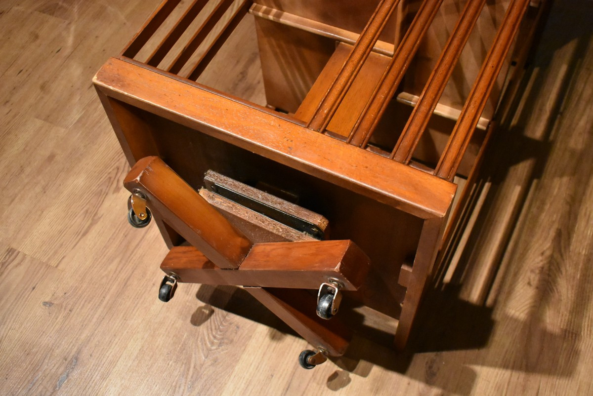 Mahogany Revolving Bookcase-photo-6