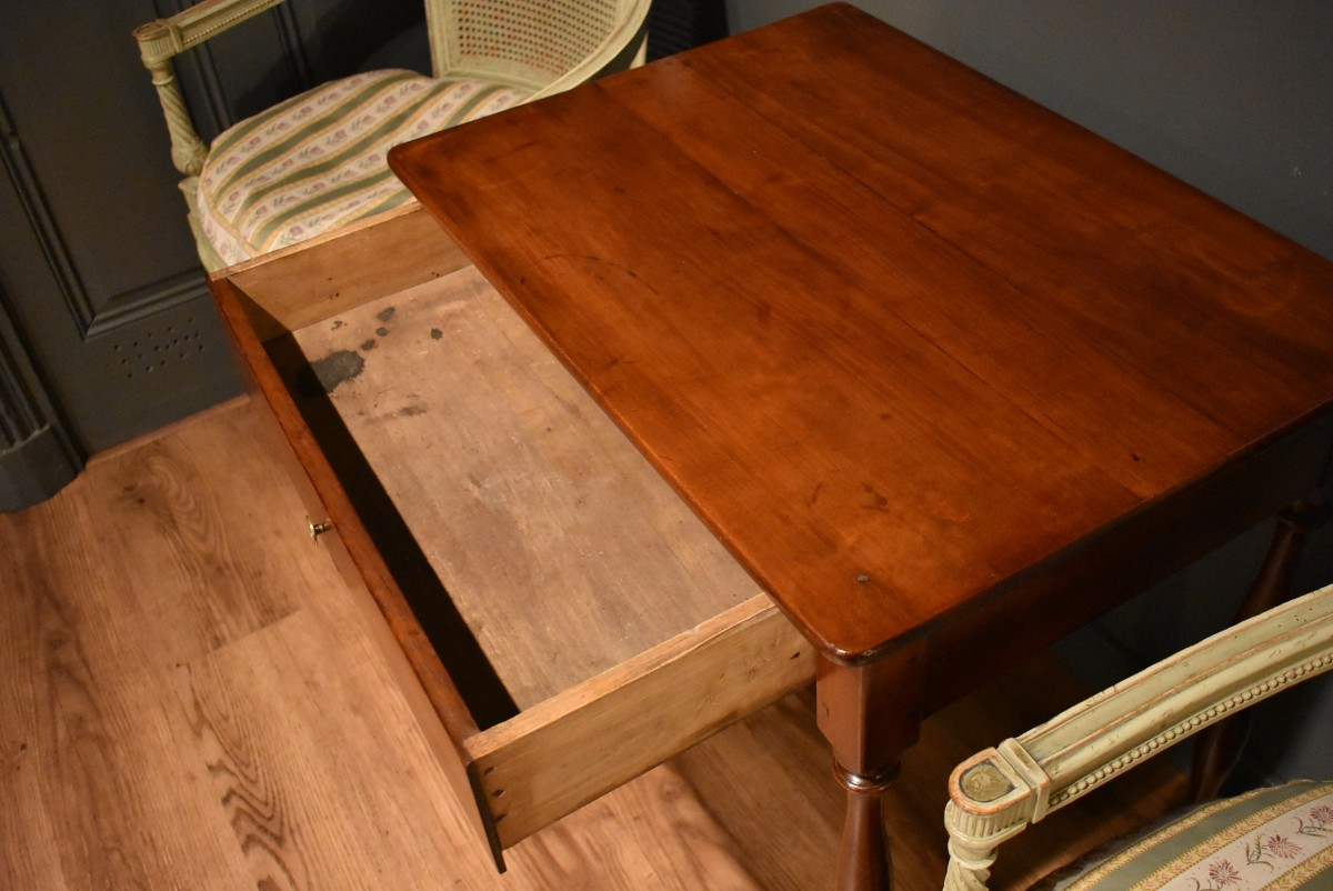 Mahogany Writing Table-photo-2