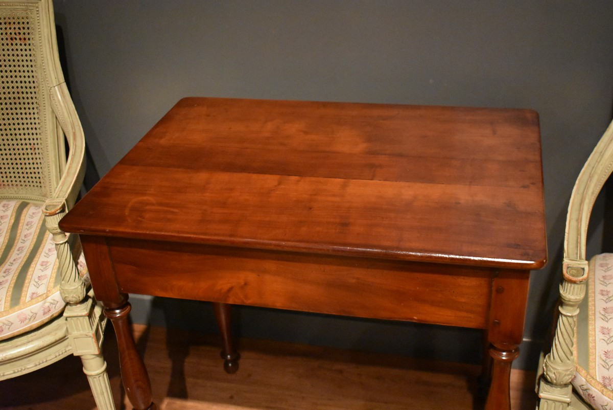 Mahogany Writing Table-photo-5
