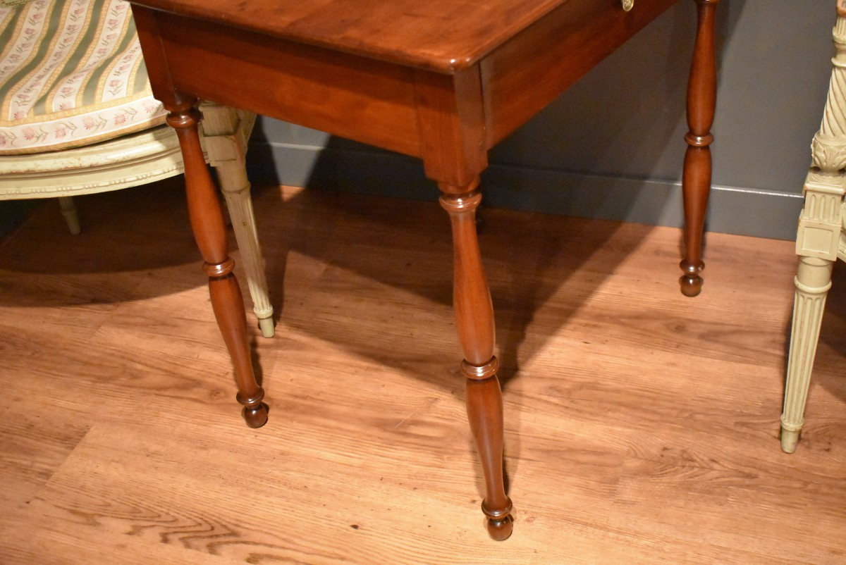 Mahogany Writing Table-photo-8