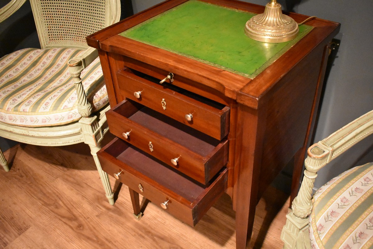 Mahogany Chiffonier Table With System-photo-4