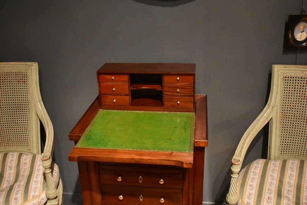 Mahogany Chiffonier Table With System-photo-2