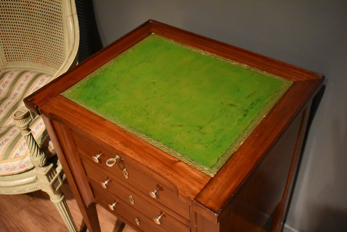 Mahogany Chiffonier Table With System-photo-8