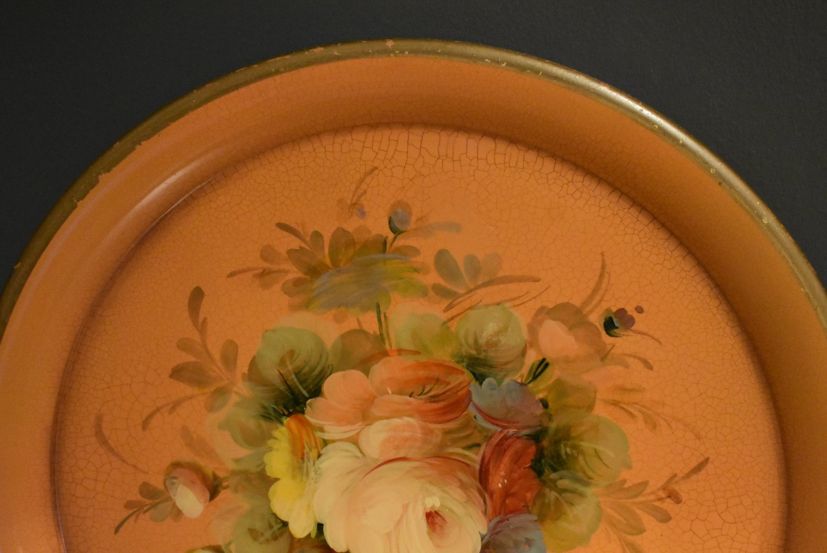 Plateau rond en tôle peinte-photo-4