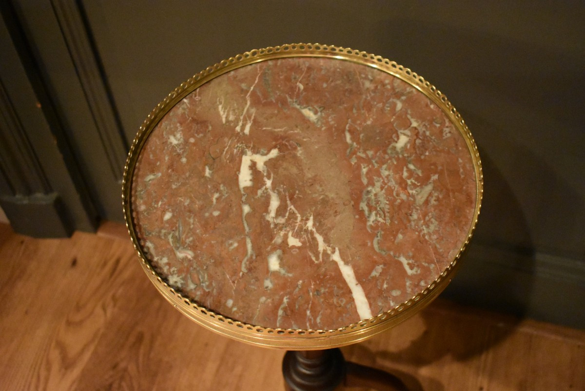 Two Small Louis XVI Pedestal Tables-photo-4