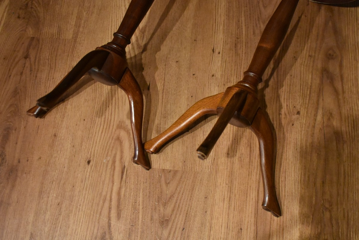 Two Small Louis XVI Pedestal Tables-photo-6