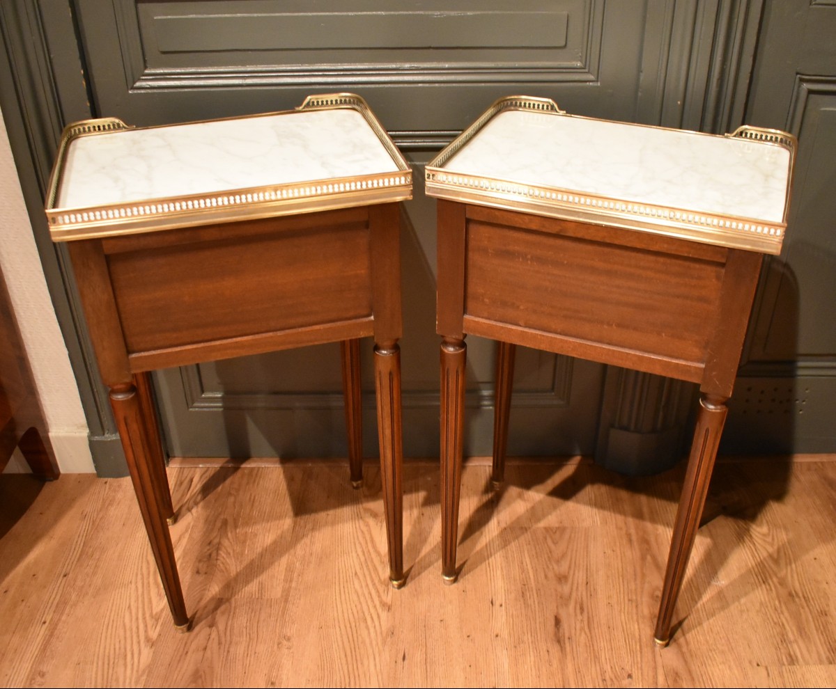 Paire de chevets de style Louis XVI-photo-5