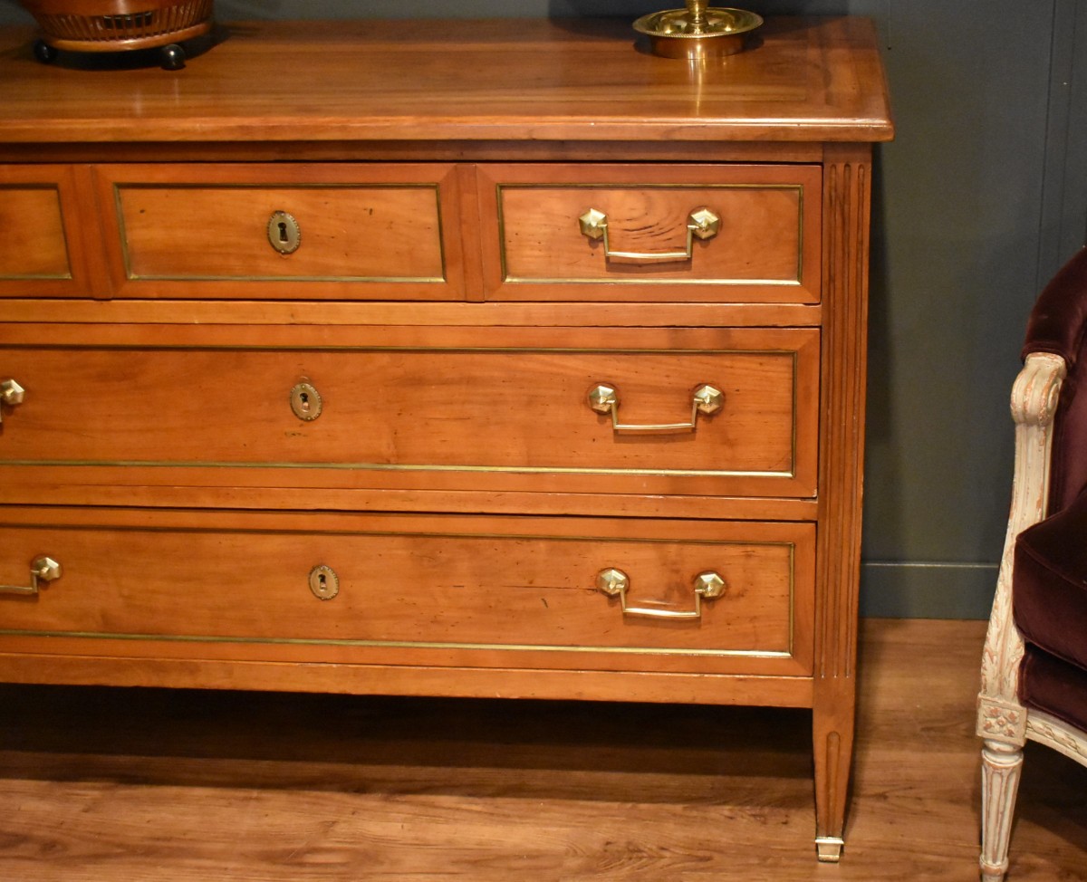 Louis XVI Style Chest Of Drawers-photo-3
