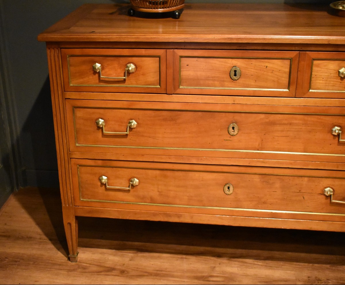 Louis XVI Style Chest Of Drawers-photo-4