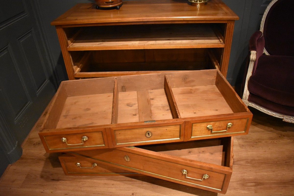Louis XVI Style Chest Of Drawers-photo-2