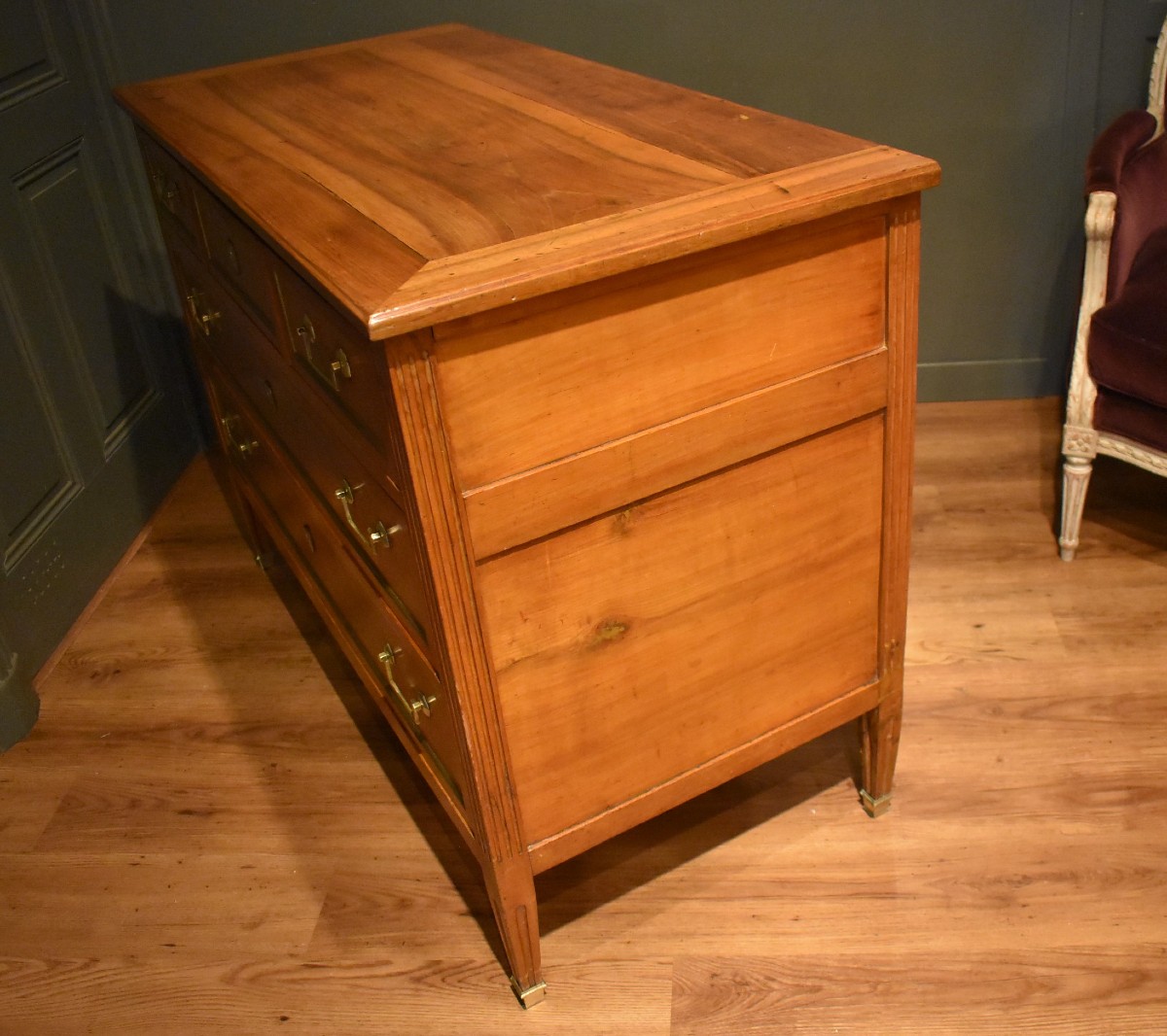 Louis XVI Style Chest Of Drawers-photo-5