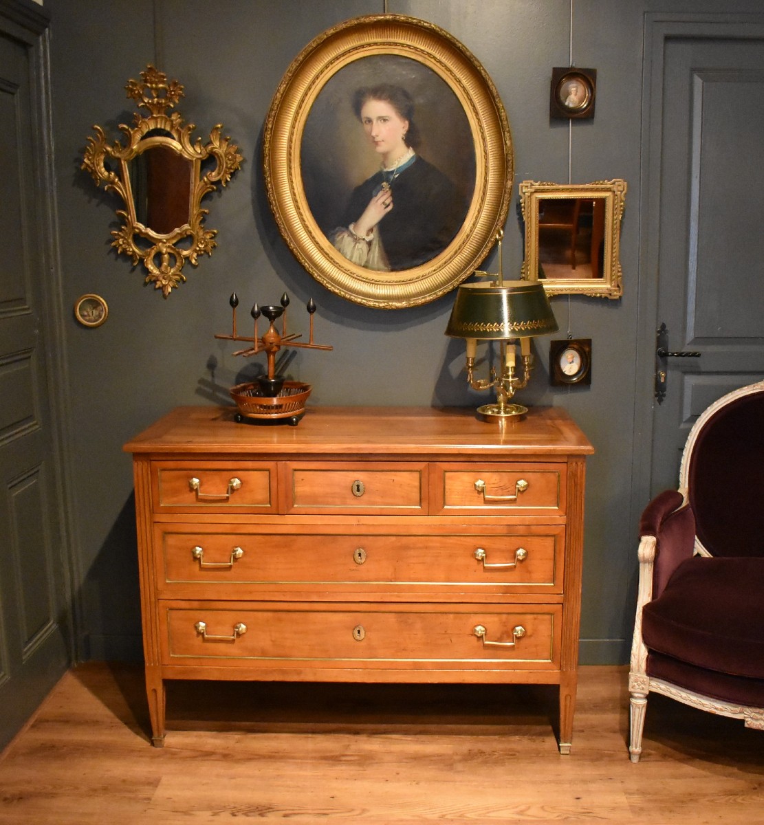 Louis XVI Style Chest Of Drawers