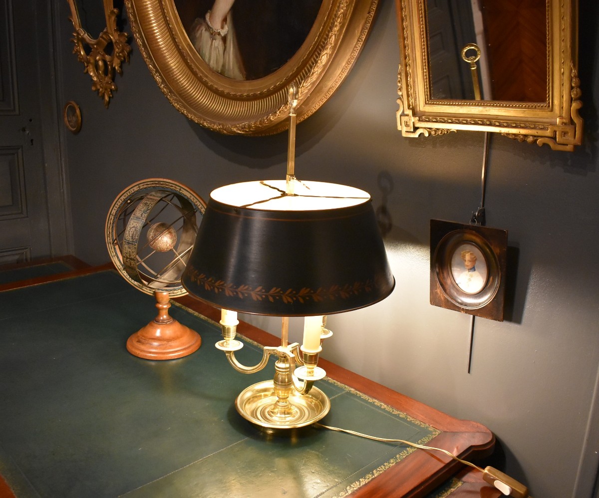 Three-burner  Bouillotte Lamp-photo-4