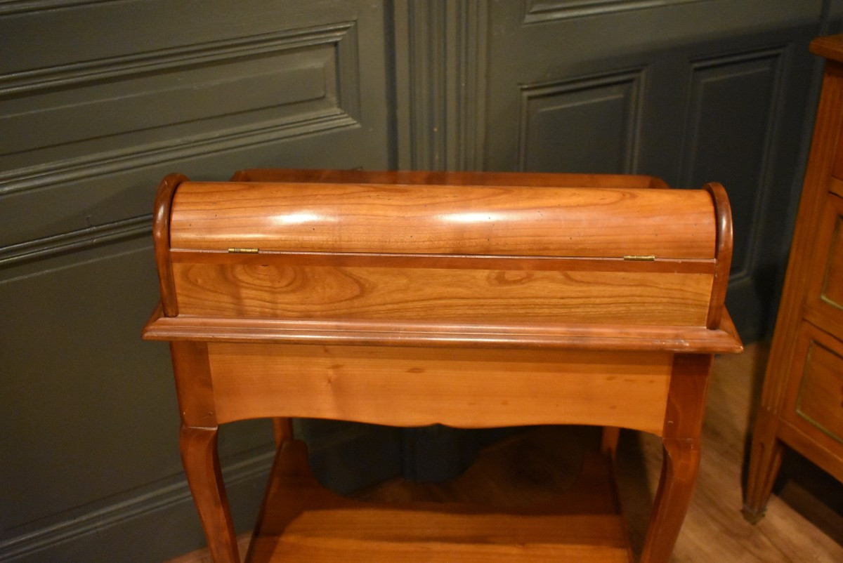 Petit bureau en merisier-photo-6