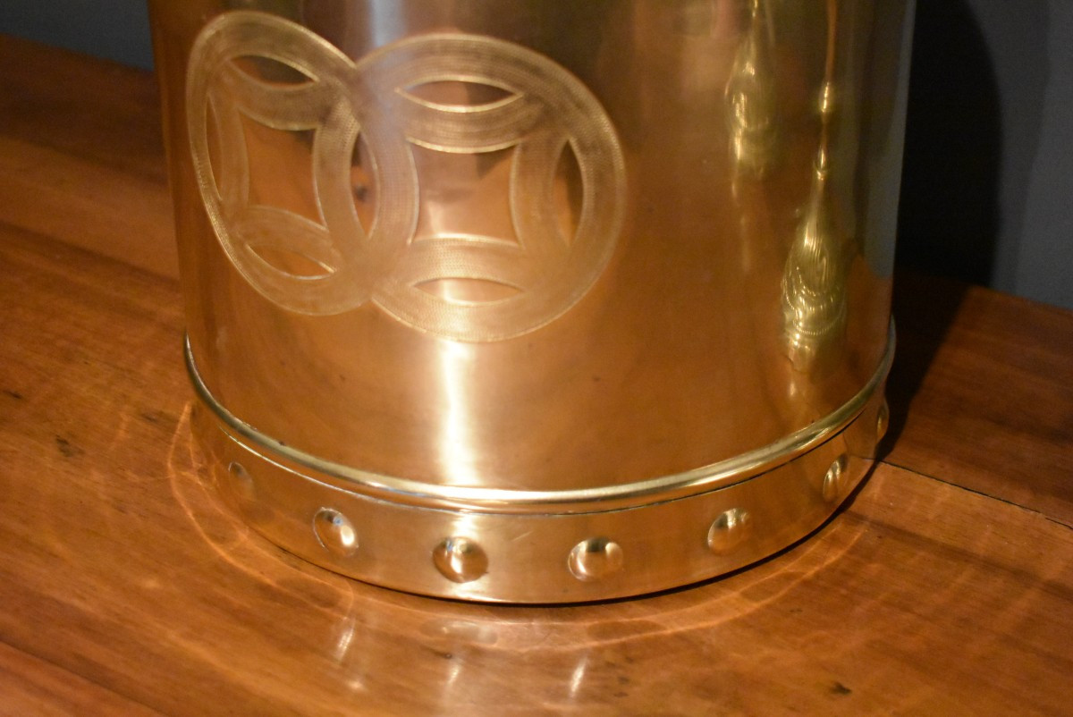 Brass Wastepaper Basket-photo-4