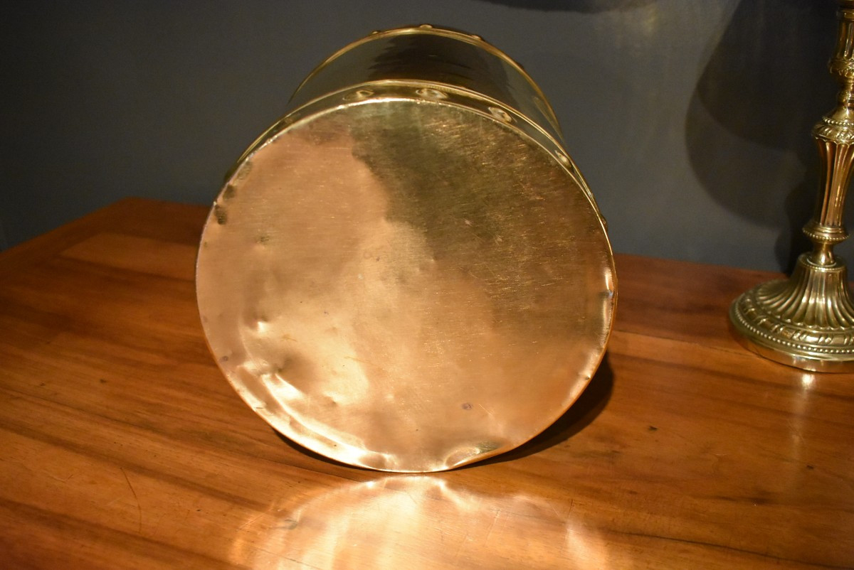 Brass Wastepaper Basket-photo-5