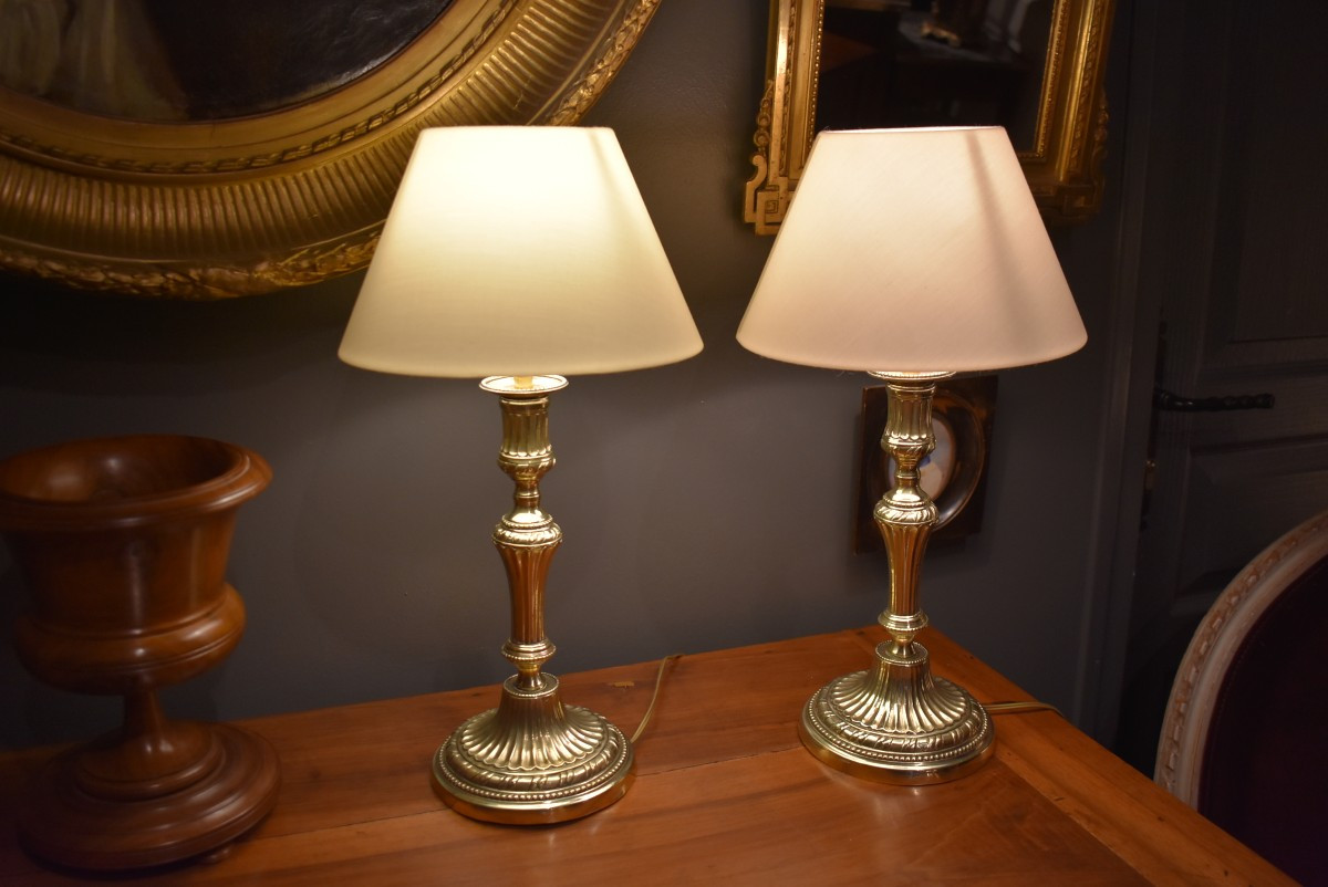 Pair Of Louis XVI Style Lamps-photo-2