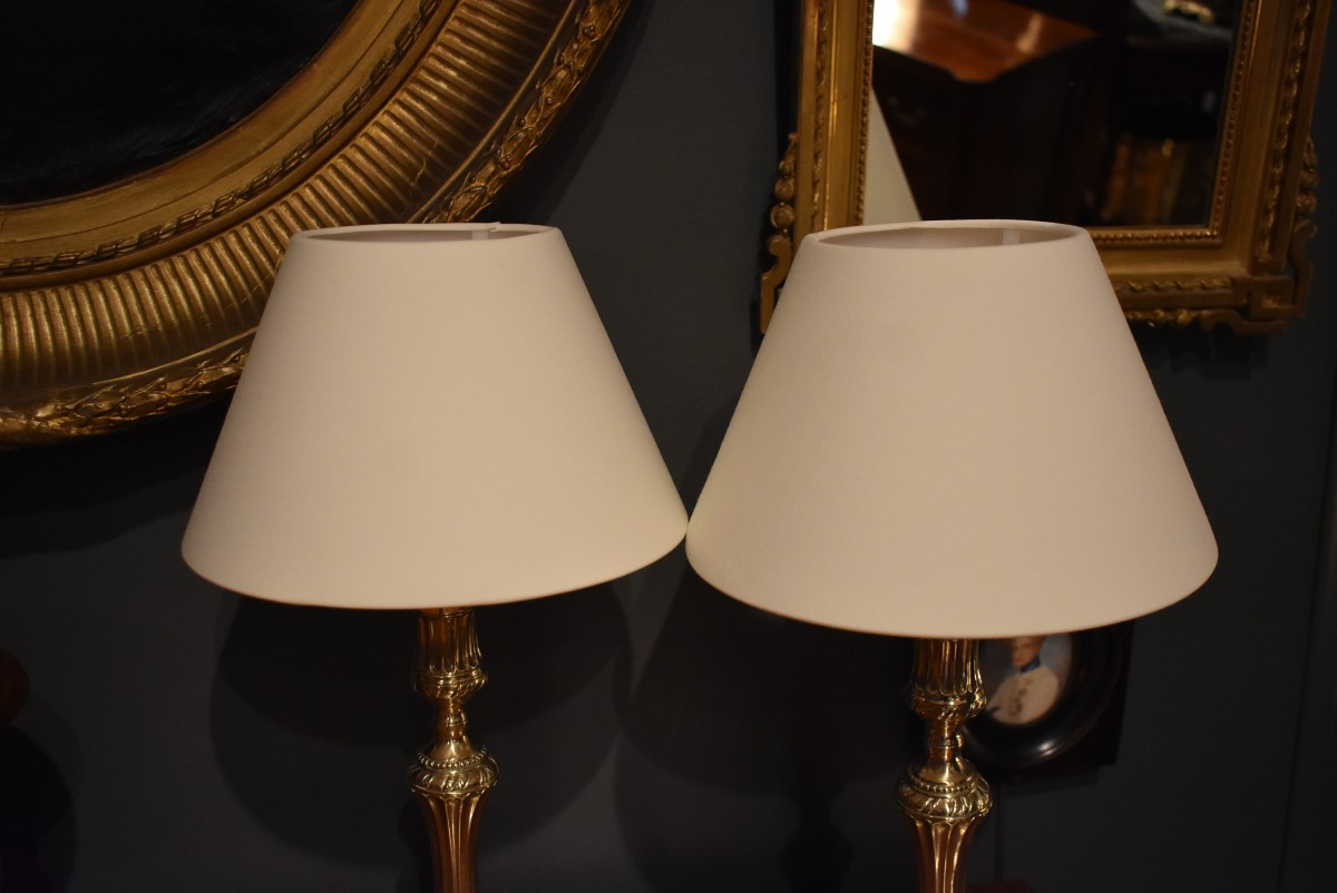 Pair Of Louis XVI Style Lamps-photo-2