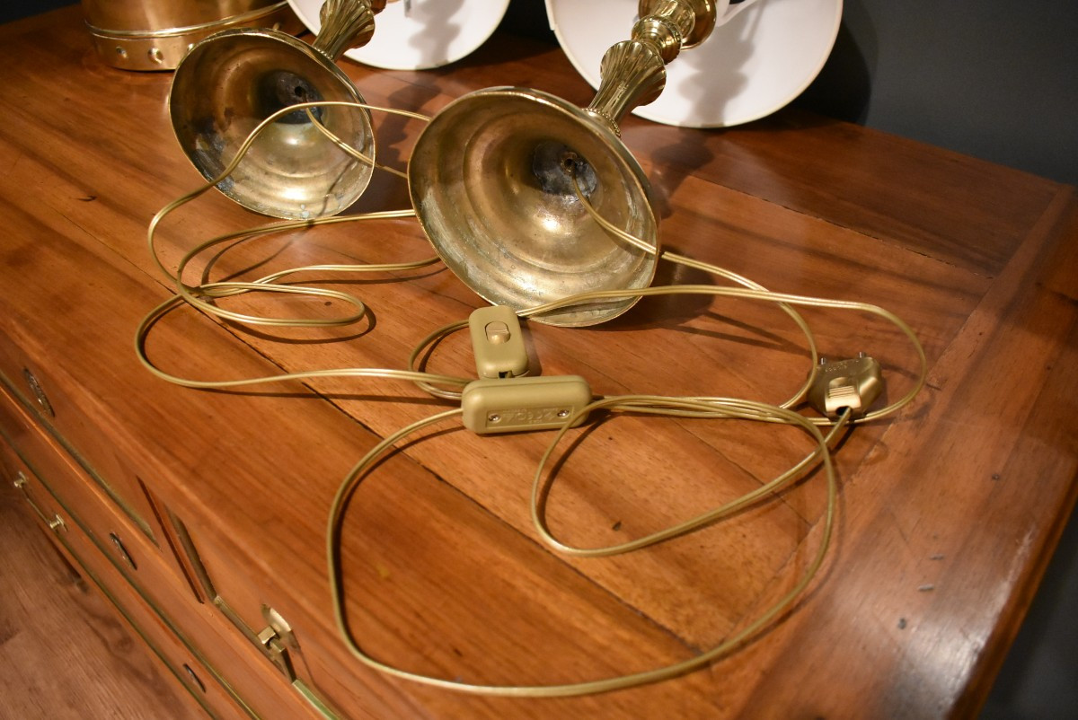 Pair Of Louis XVI Style Lamps-photo-7