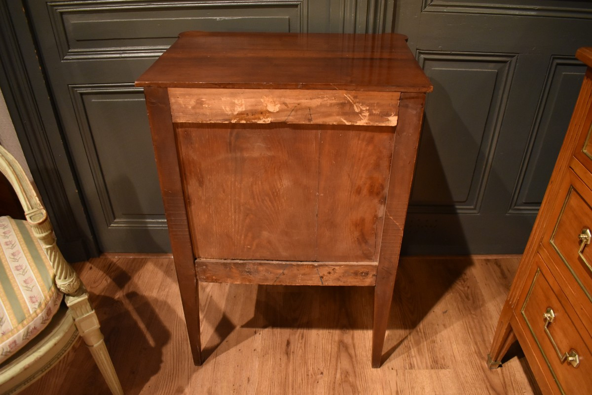 Very Small Mahogany Chest Of Drawers-photo-6