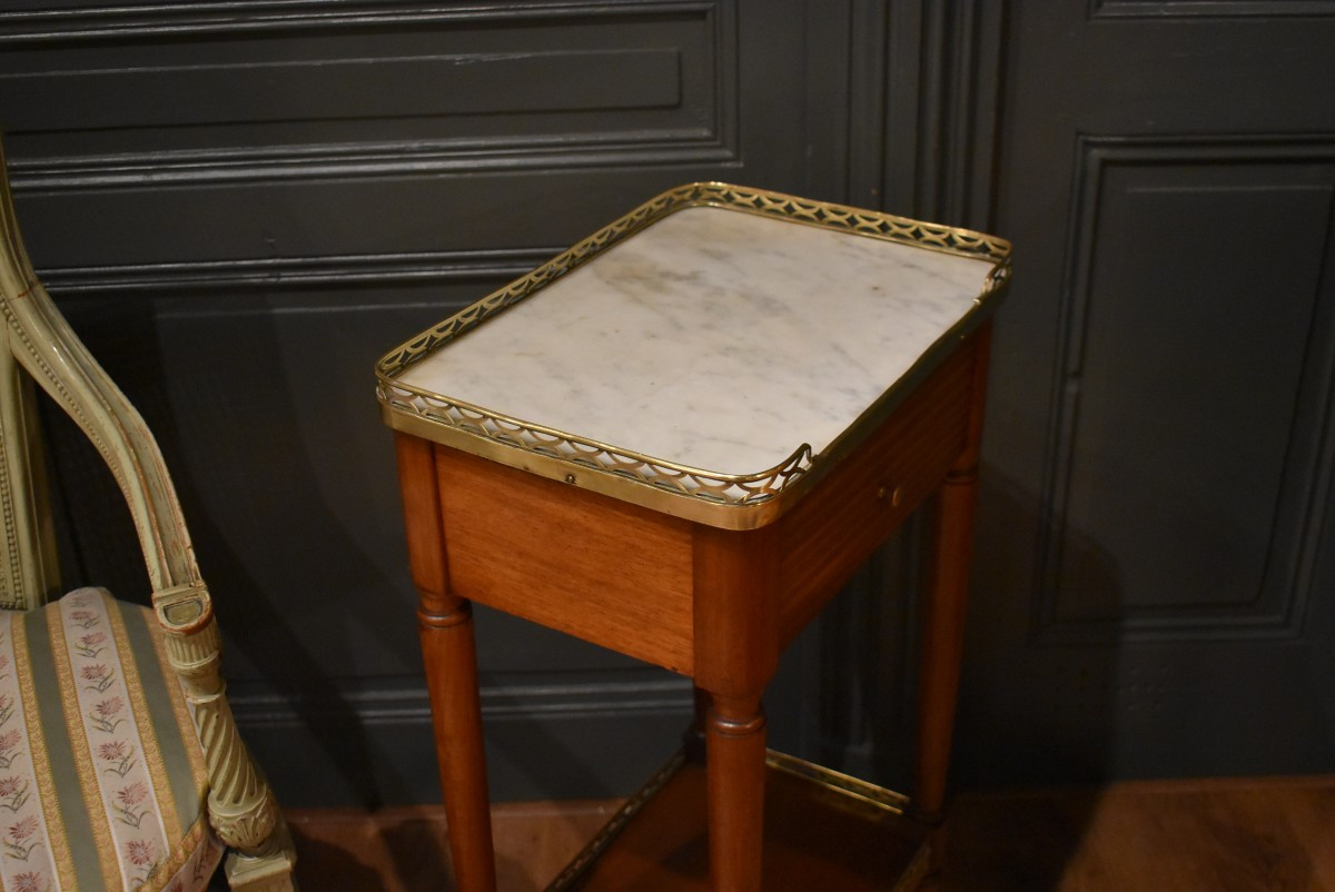Chevet  en acajou de style Directoire-photo-5