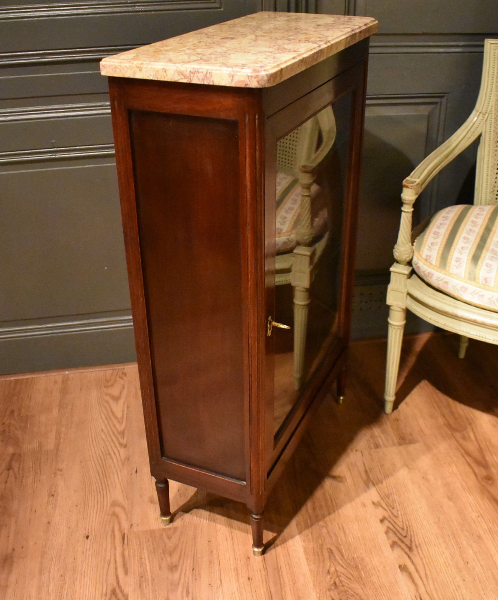 Petite vitrine de style Louis XVI-photo-4