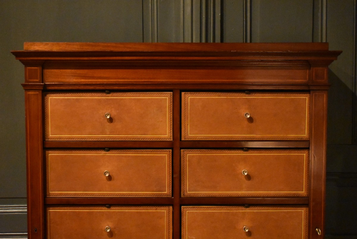 Louis XVI Style Cardboard Cabinet-photo-3
