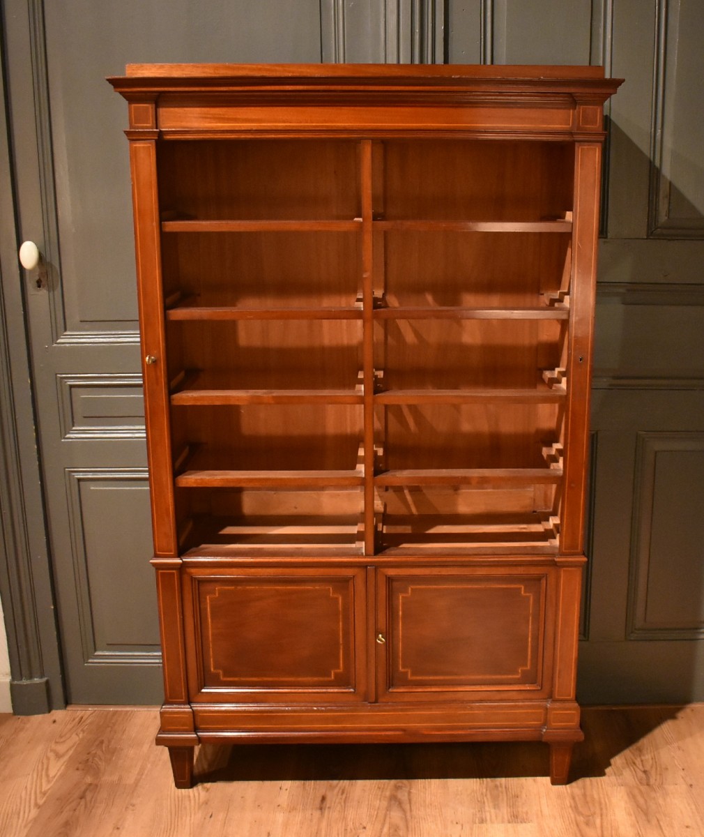Louis XVI Style Cardboard Cabinet-photo-4