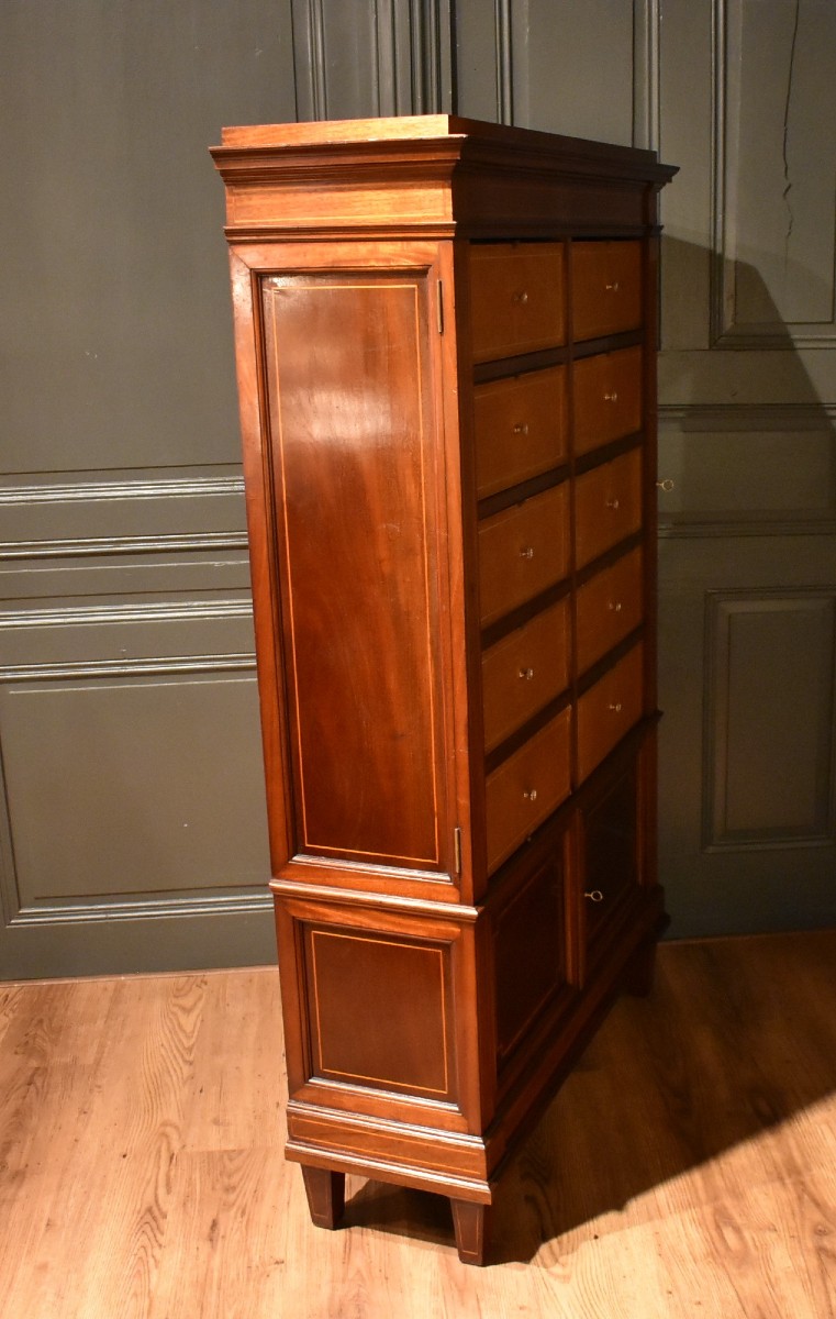 Louis XVI Style Cardboard Cabinet-photo-4