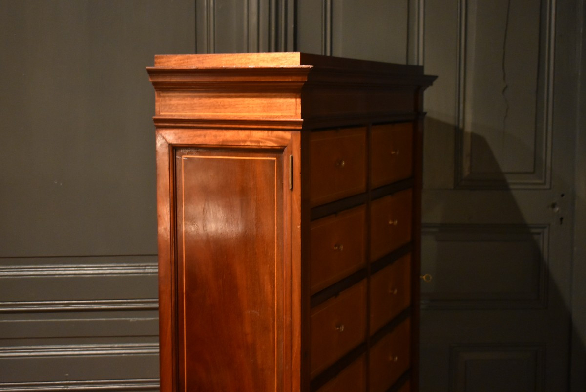 Louis XVI Style Cardboard Cabinet-photo-5