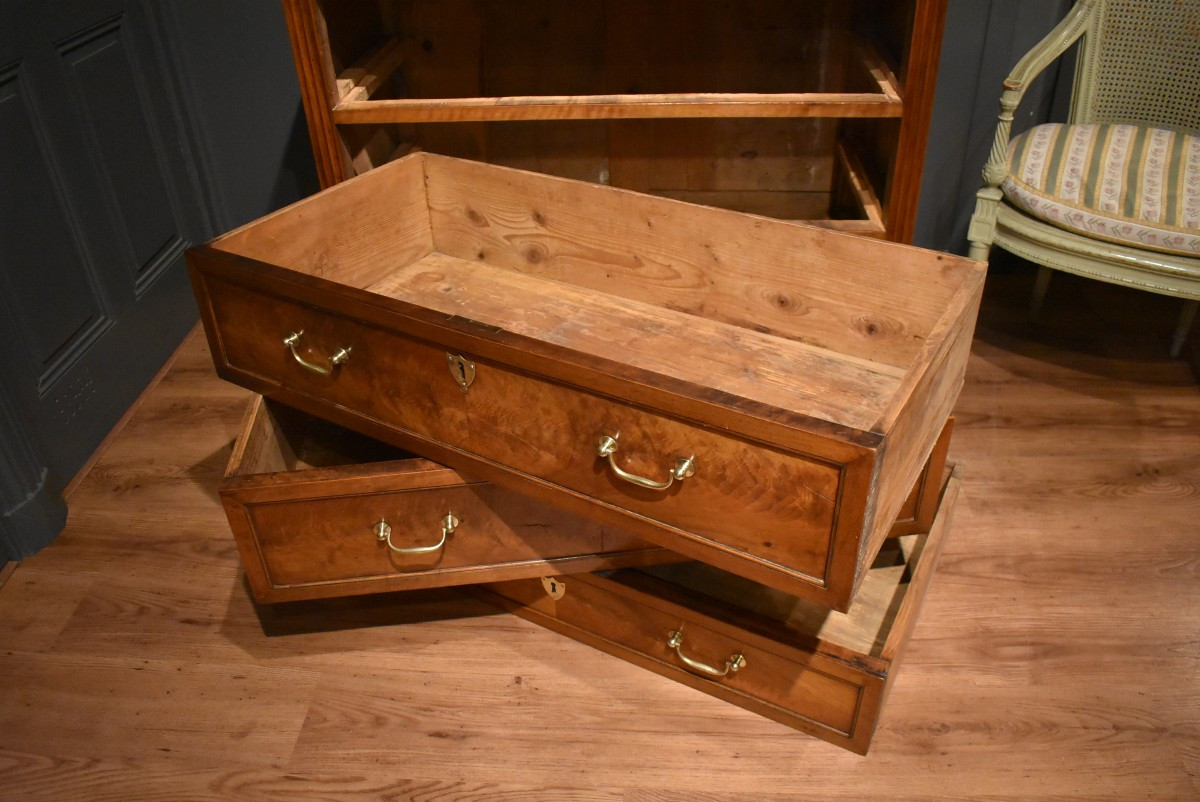 Louis XVI Style Walnut Chest Of Drawers-photo-3
