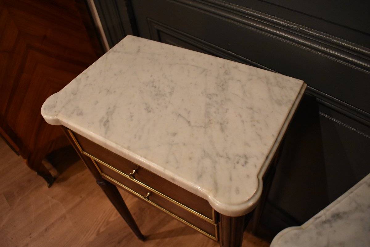 Paire de chevets de style Louis XVI-photo-3