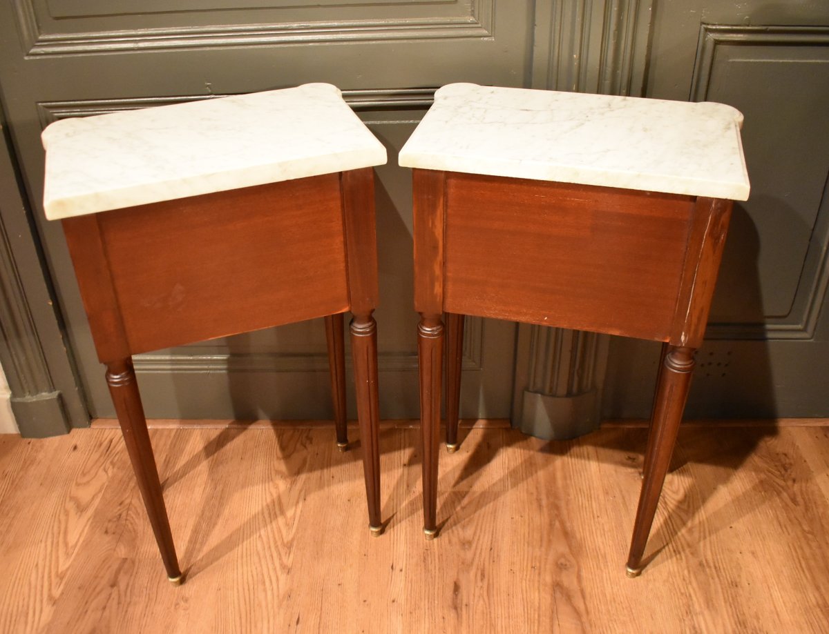Paire de chevets de style Louis XVI-photo-7