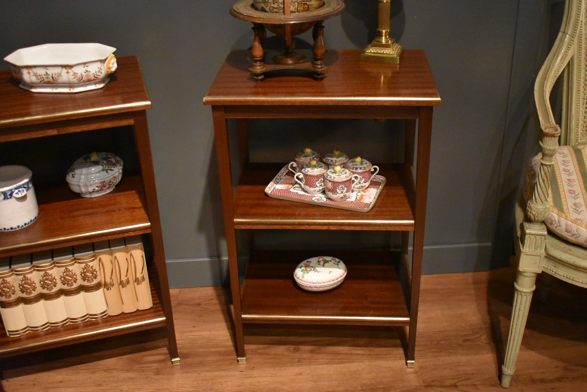 Pair Of Three-top Tables-photo-3